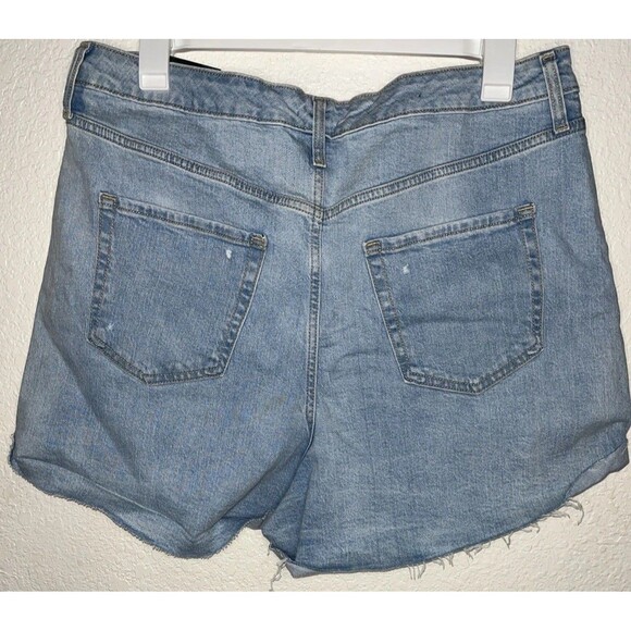 Wild Fable Cut Off High Rise Jean Shorts Plus Size Women 17/3” Inseam - Picture 2 of 8